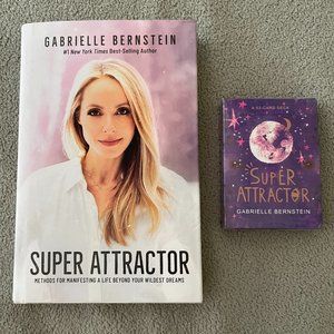 Super Attractor By Gabrielle Bernstein Hard Cover Book and Cards Set